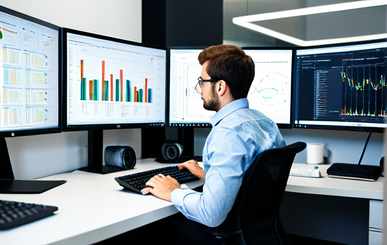 Data Scientist at Work**

A data scientist, a young professional, is working at a clean desk in a modern office setting, surrounded by multiple monitors displaying code and data visualizations. The scene depicts a focus on feature engineering. The subject is fully clothed in appropriate professional attire, looking thoughtfully at a complex data plot. The office is bright and well-organized, with plants in the background adding a touch of nature. Safe for work, appropriate content, professional, modest clothing, perfect anatomy, correct proportions, natural pose, well-formed hands, proper finger count, natural body proportions, high quality.

**