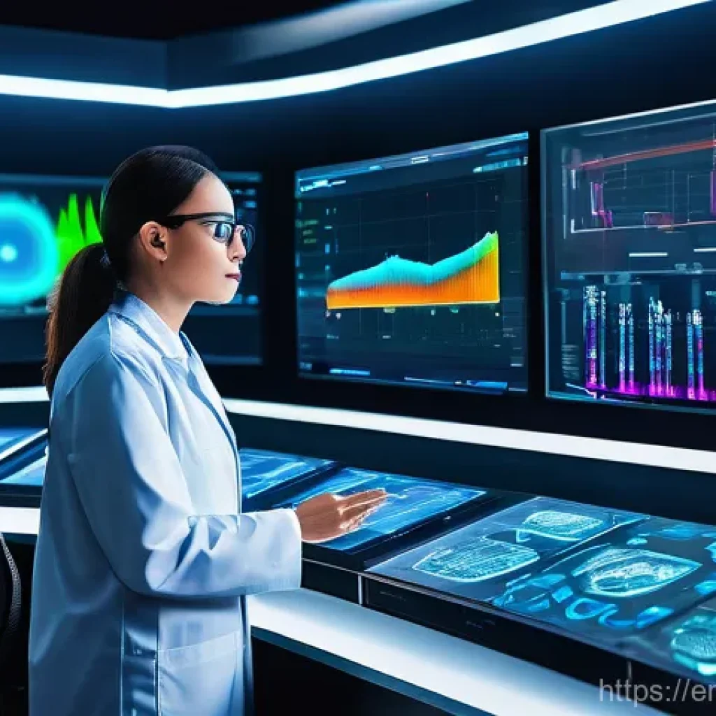 고성능 신경망 설계를 위한 자원 관리 - **Prompt for GPU Optimization:**
    "A vibrant, high-tech control room with large, transparent holo...